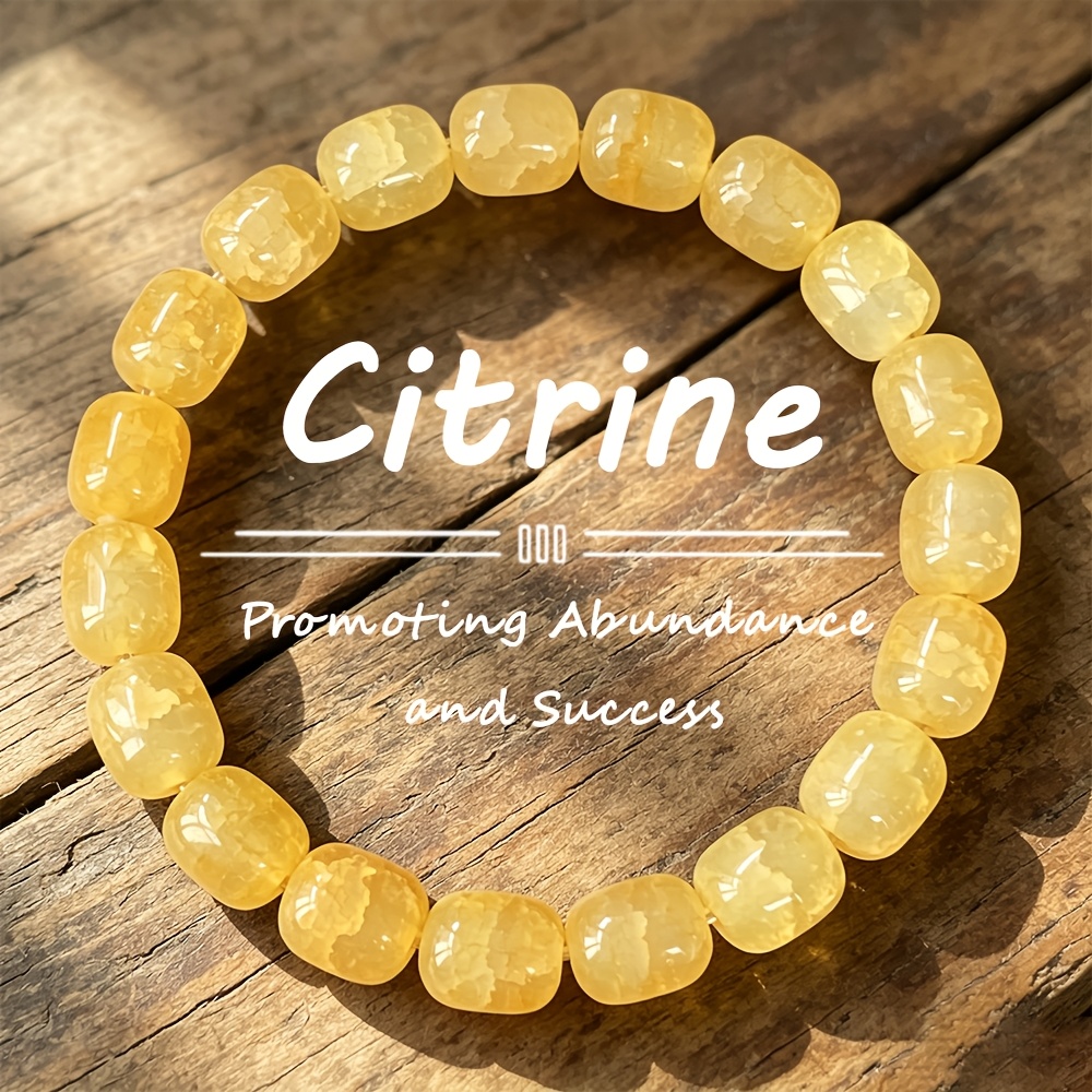 TEMU Bracciale con perline di naturale per il successo professionale e l'amore, boh矇mien con perline per appuntamenti, regalo per il Capodanno /San