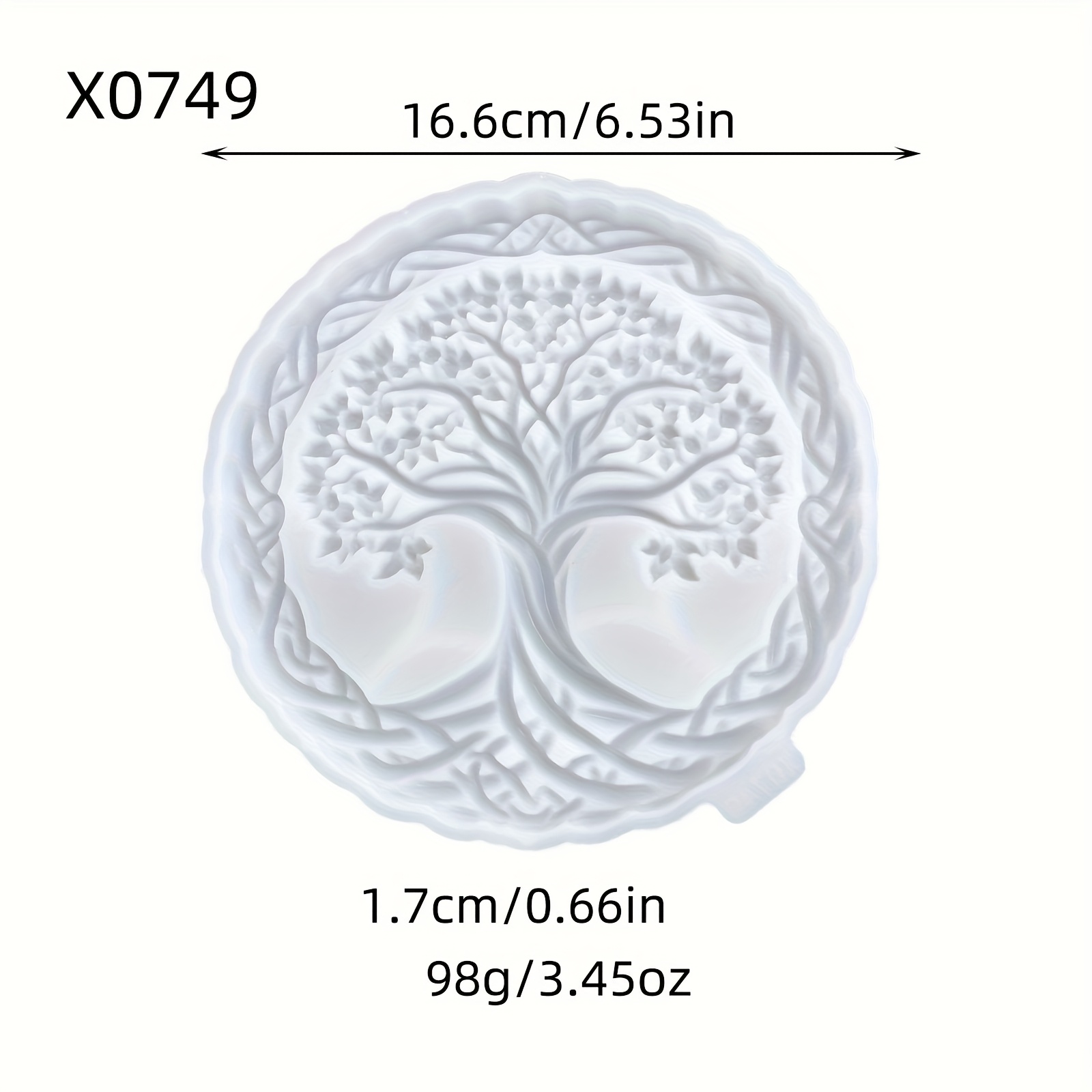 E-shop Harz Silikonform Keltischer Baum des Lebens Silikonform Epoxidharz Wanddekorationsform Wandbehang Silikonform Epoxidharzform Heimdekoration