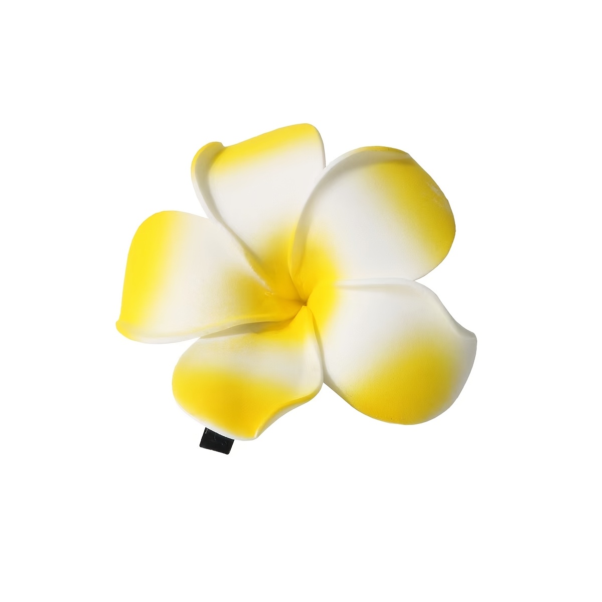 6pcs Frangipani Hairpin Simulation Pearl Hawaiian Hair Additions