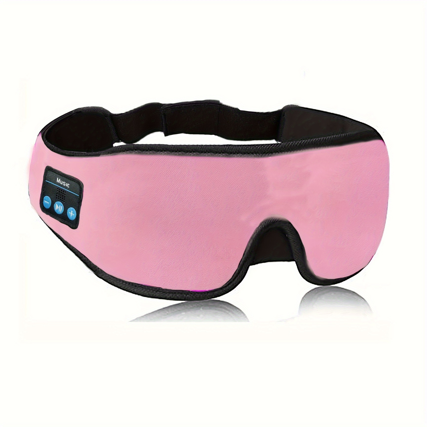 Women Men Music 3D Sleeping Eye Mask Blackout with Bluetooth Headphones Speakers