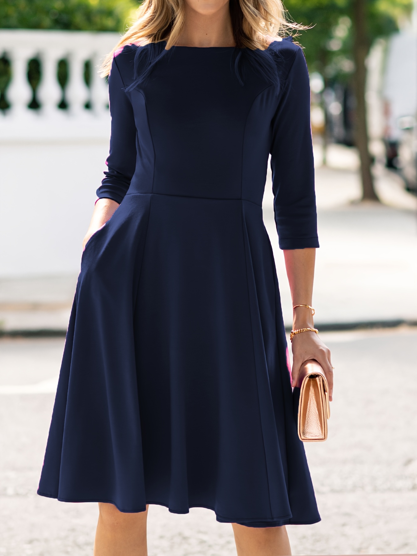 dark blue winter dress 2018 New Autumn Dark Blue Sweater 2 Pcs Women Winter Dress Set China S   Blue wool dress