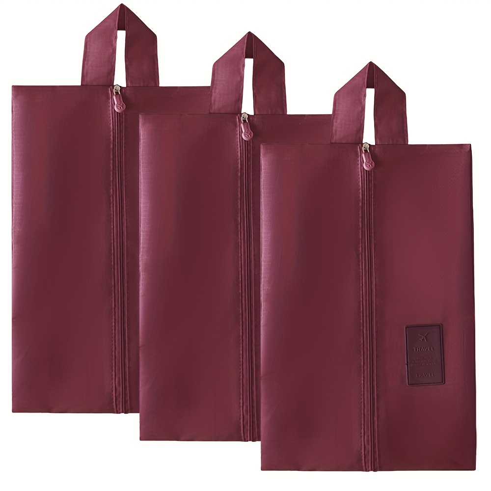 TEMU 3pcs Shoe Bags For Travel, Portable Travel Shoe Storage Bag, Durable & Convenient Design, Ideal For