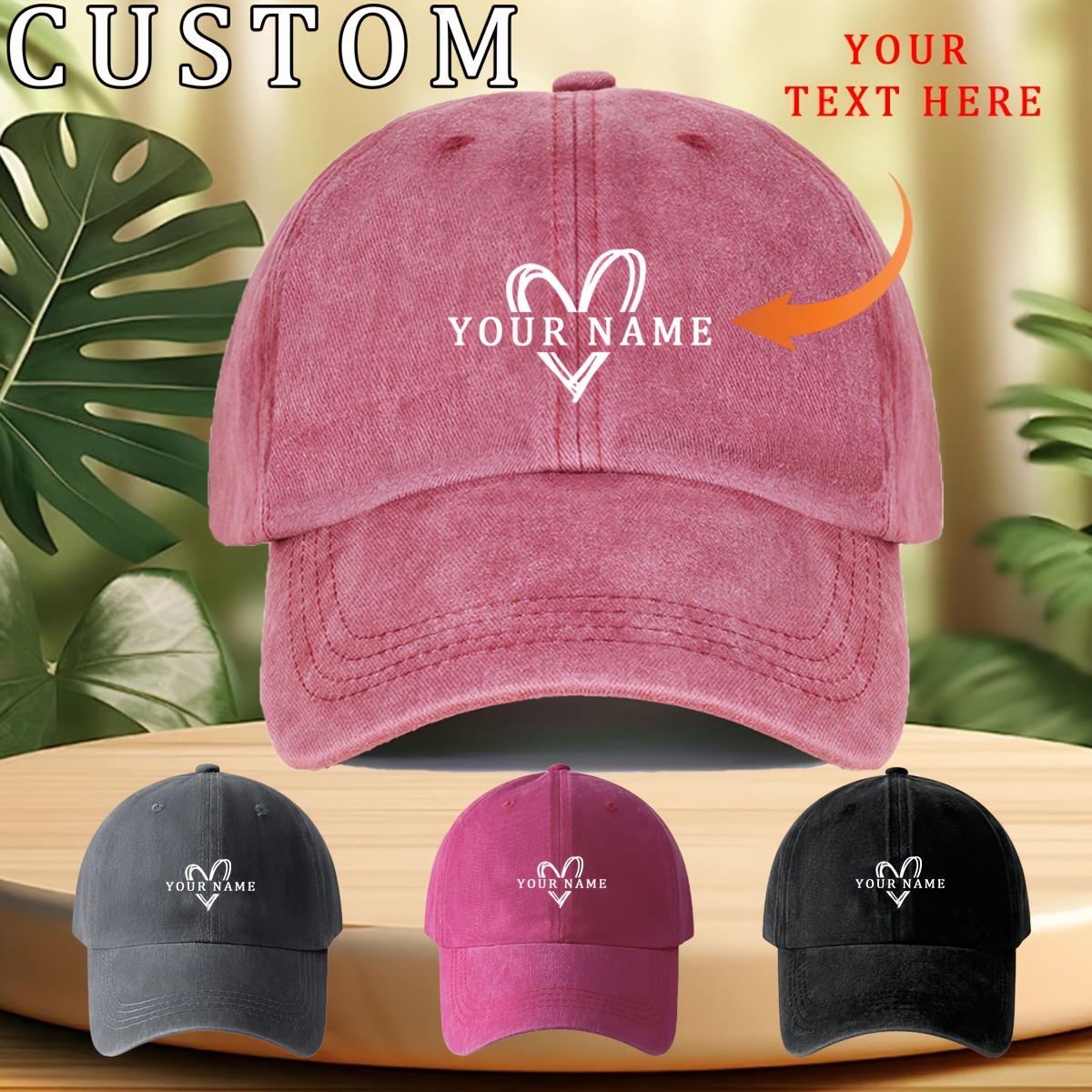 

Customizable Cap Personalized & - , Dad Hat For -