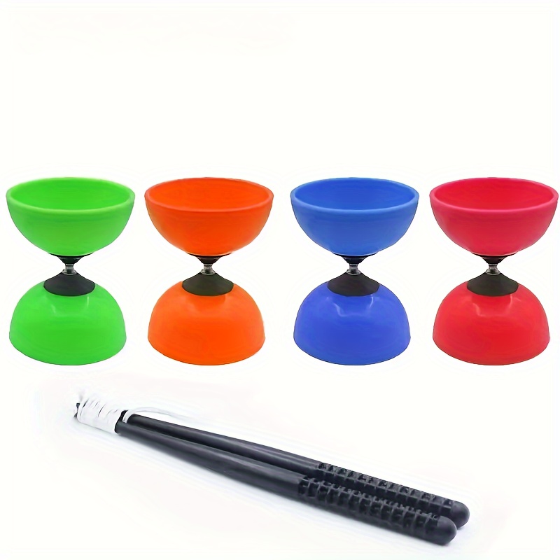 

1pc Double Scalp Bowl Diabolo - Fitness Leisure, Entertainment Performance, Fitness Sensory Integration Training Anti-fall Toy