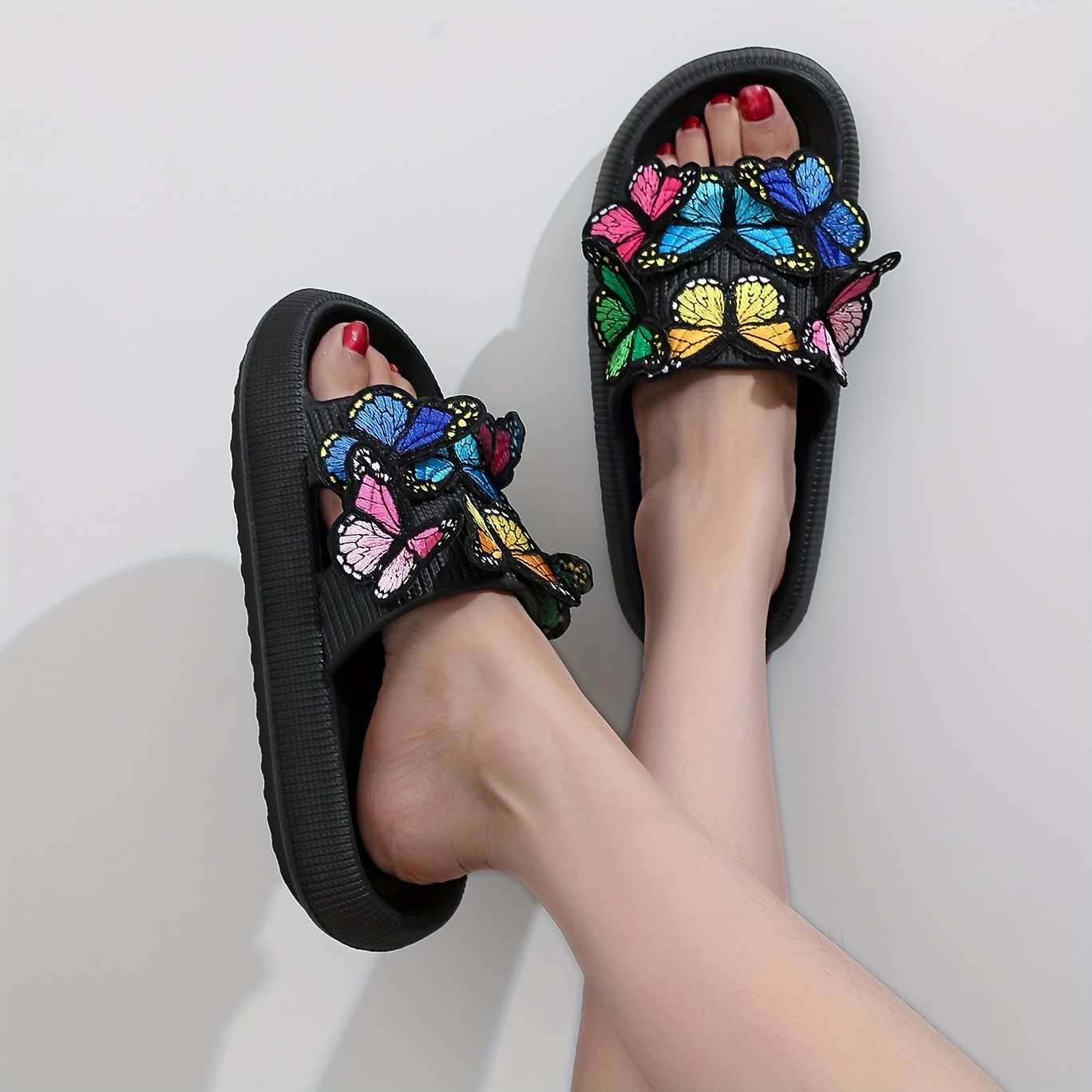 Casual Open-toe Shoes Featuring Vibrant Designs, Perfect For The Beach With A Lightweight And Soft Sole., Women Shoes