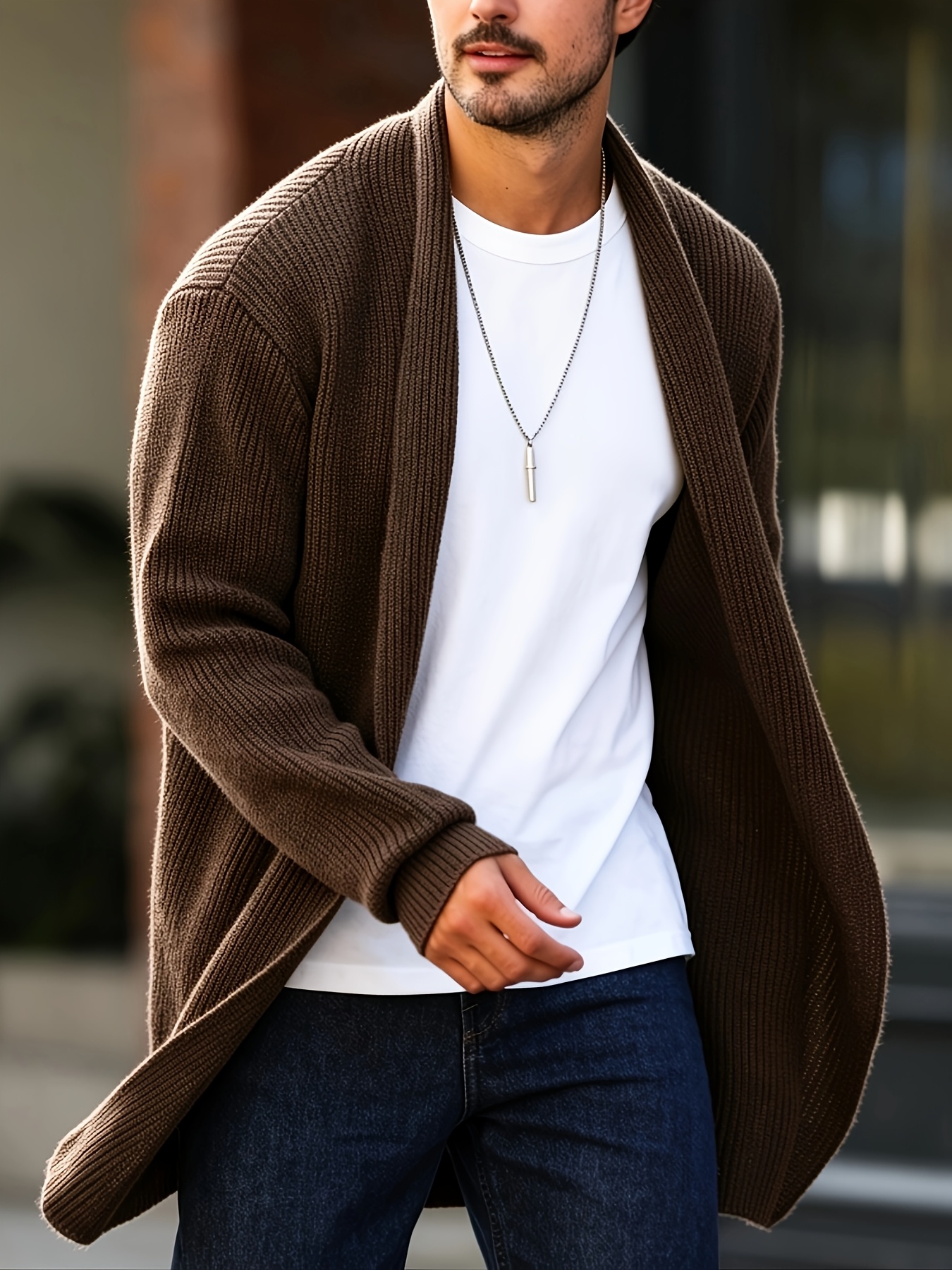item picture jane dressinglog mens autumn winter casual knit cardigan simple and stylish suitable for daily wear autumn winter