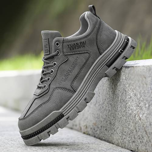 low top autumn winter mens outdoor hiking shoes with laces style casual sneakers