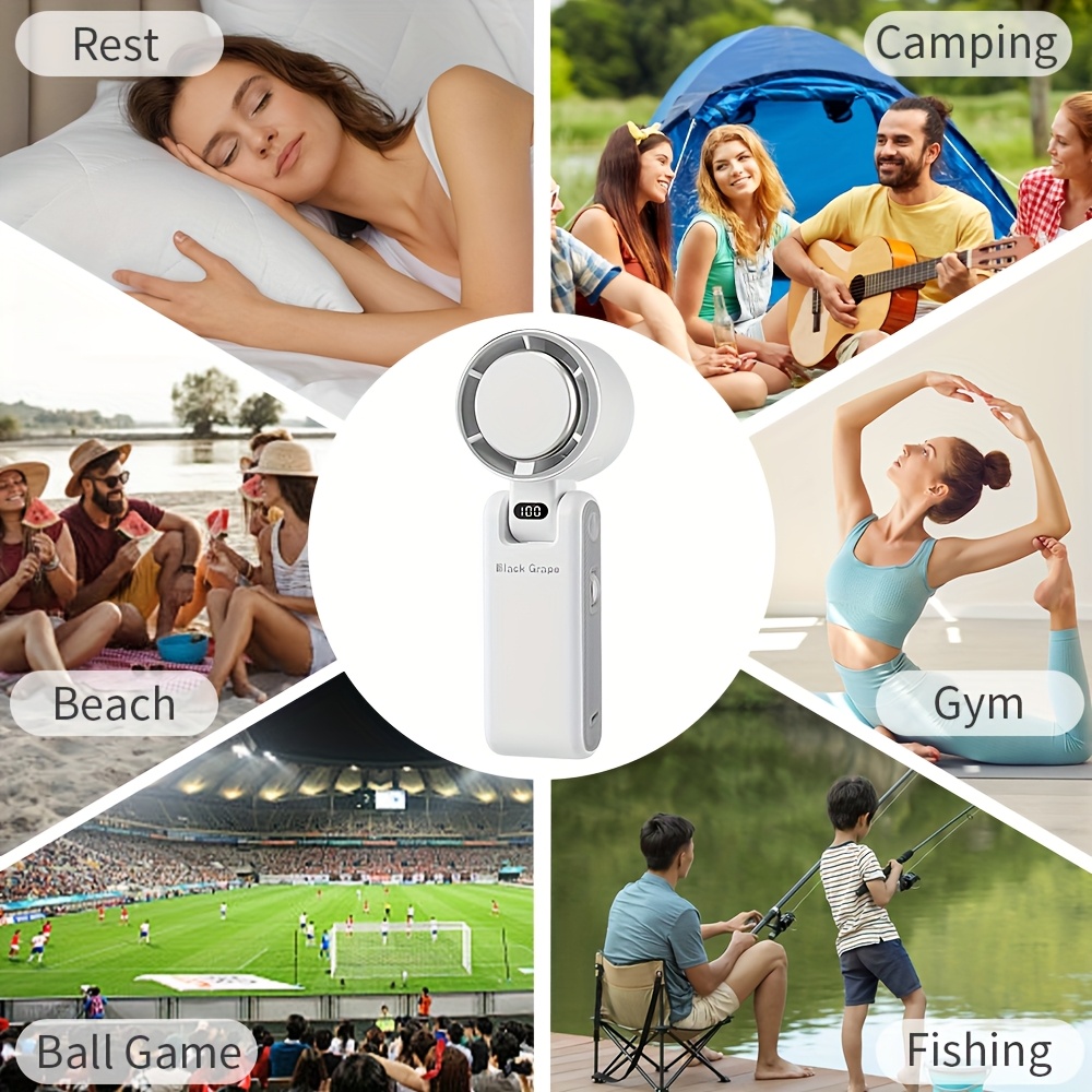Portable Handheld Turbo Fan Fast Cooling 46 F Usb
