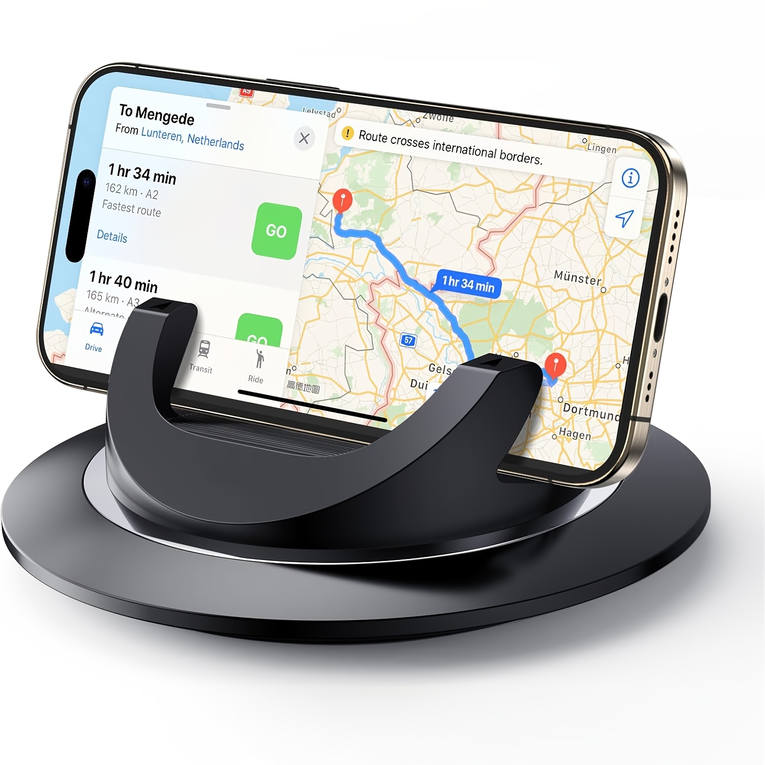 TEMU Car Phone Holder, Cell Phone Holder For Car, Dashboard Phone Holder Mount, 360° Rotation Phone Holder For Car, Suction Cup Holder Phone Mount,
