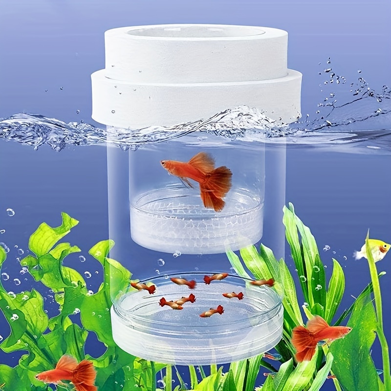 

Aquarium Fish Hatchery Box - Floating Breeding Cage For Safe Fry Isolation, Durable Pe Material, Ideal For Small Fish & Shrimp Protection Fish Breeding Box Plastic Breeding Box For Fish Tank