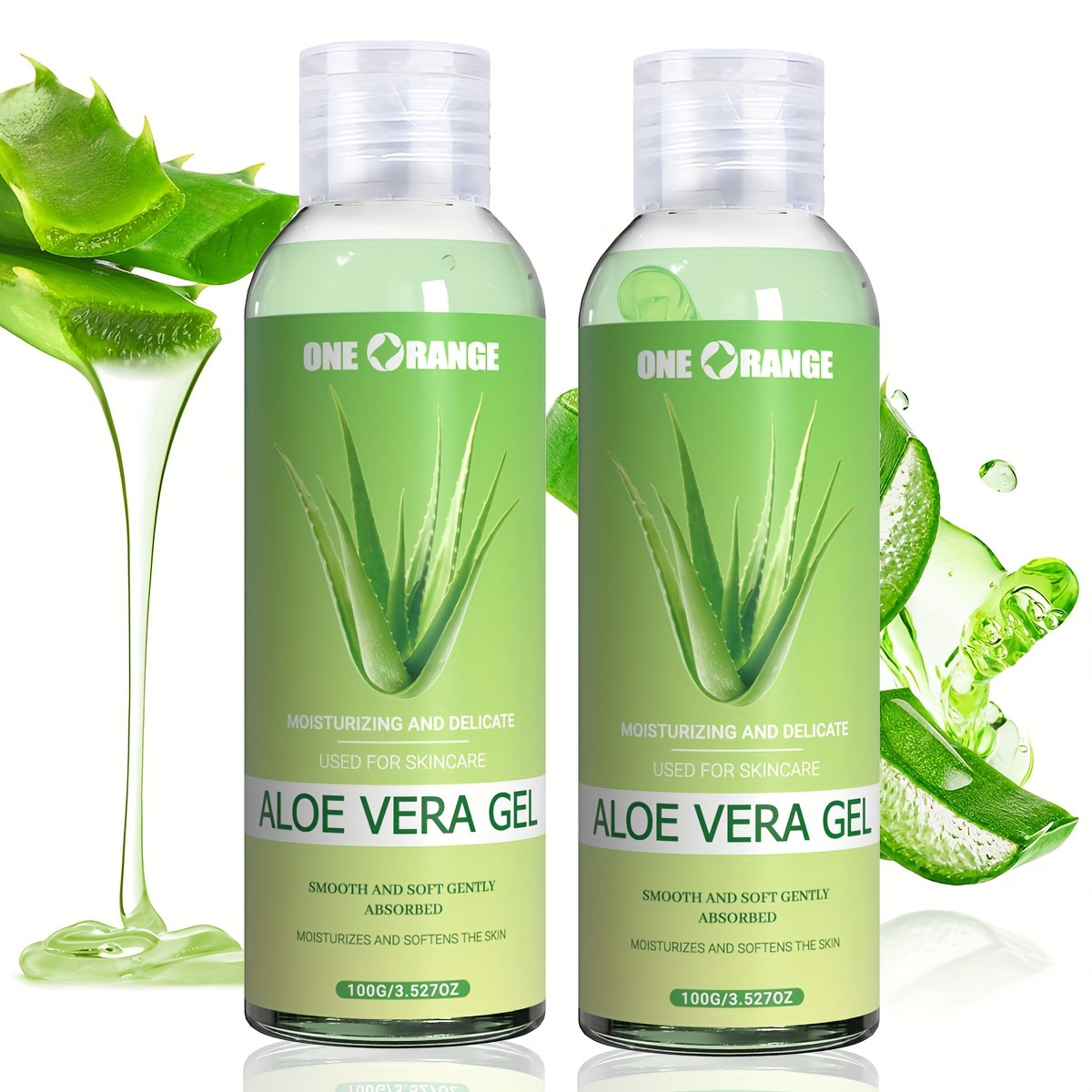Summer Essential Set - 99% * Vera Gel - Facial, Body & Hair Moisturizing  Care Gel for Travel | Suitable for Sensitive & Dry Skin, Non-Greasy Formula