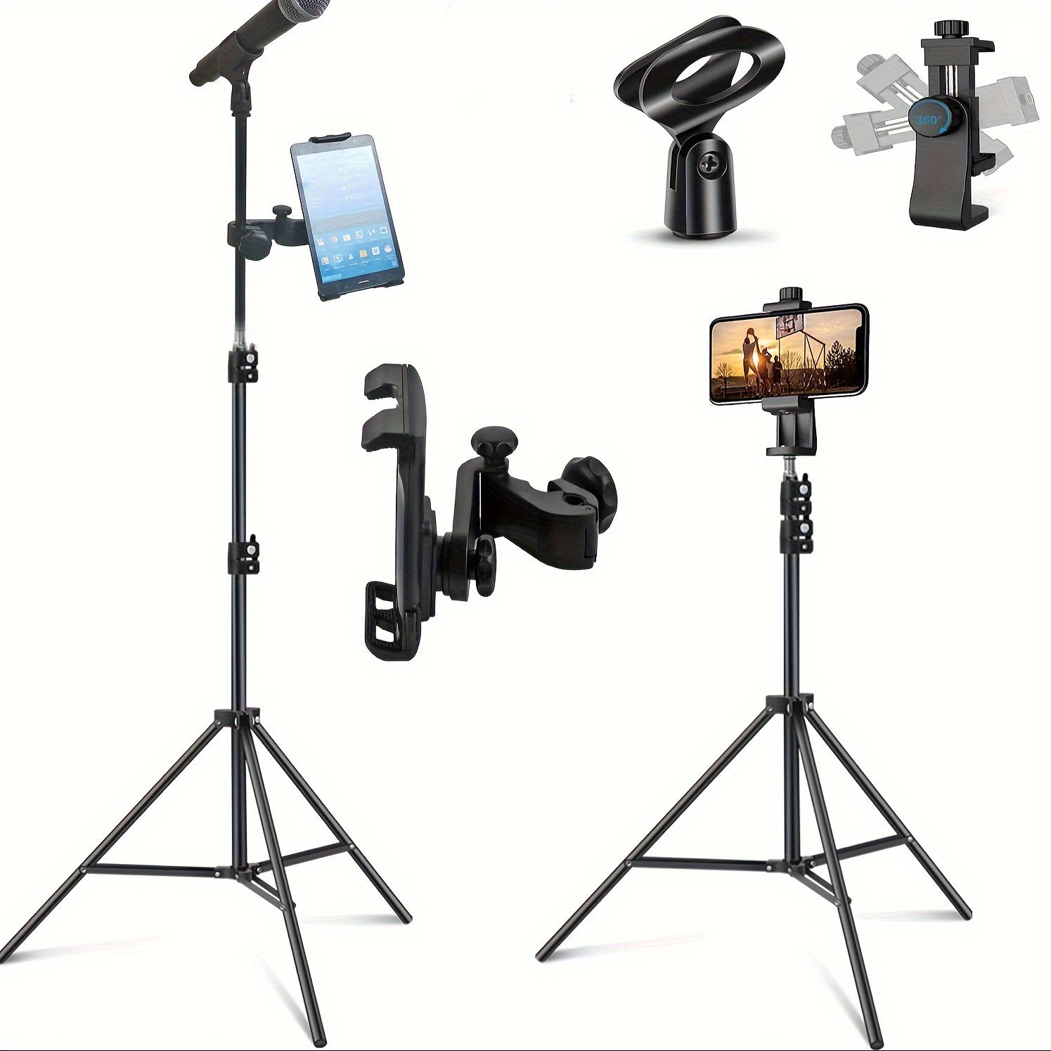 Phone Stand For Tripod For Recording Tripod Mic Stand Cell Phone