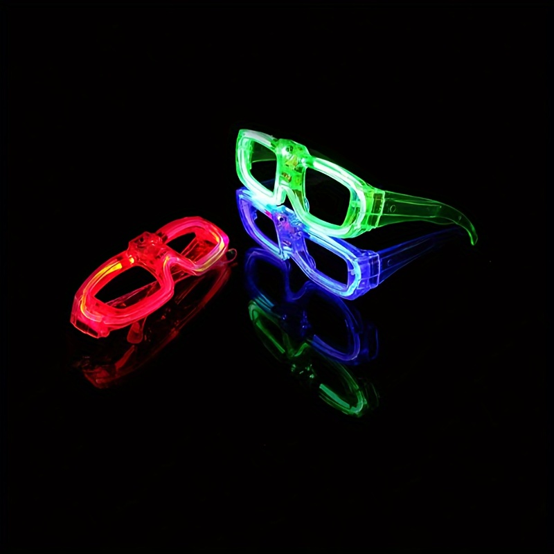 Glow Neon Sunglasses Women Men Light Flashing Led El Wire - Temu