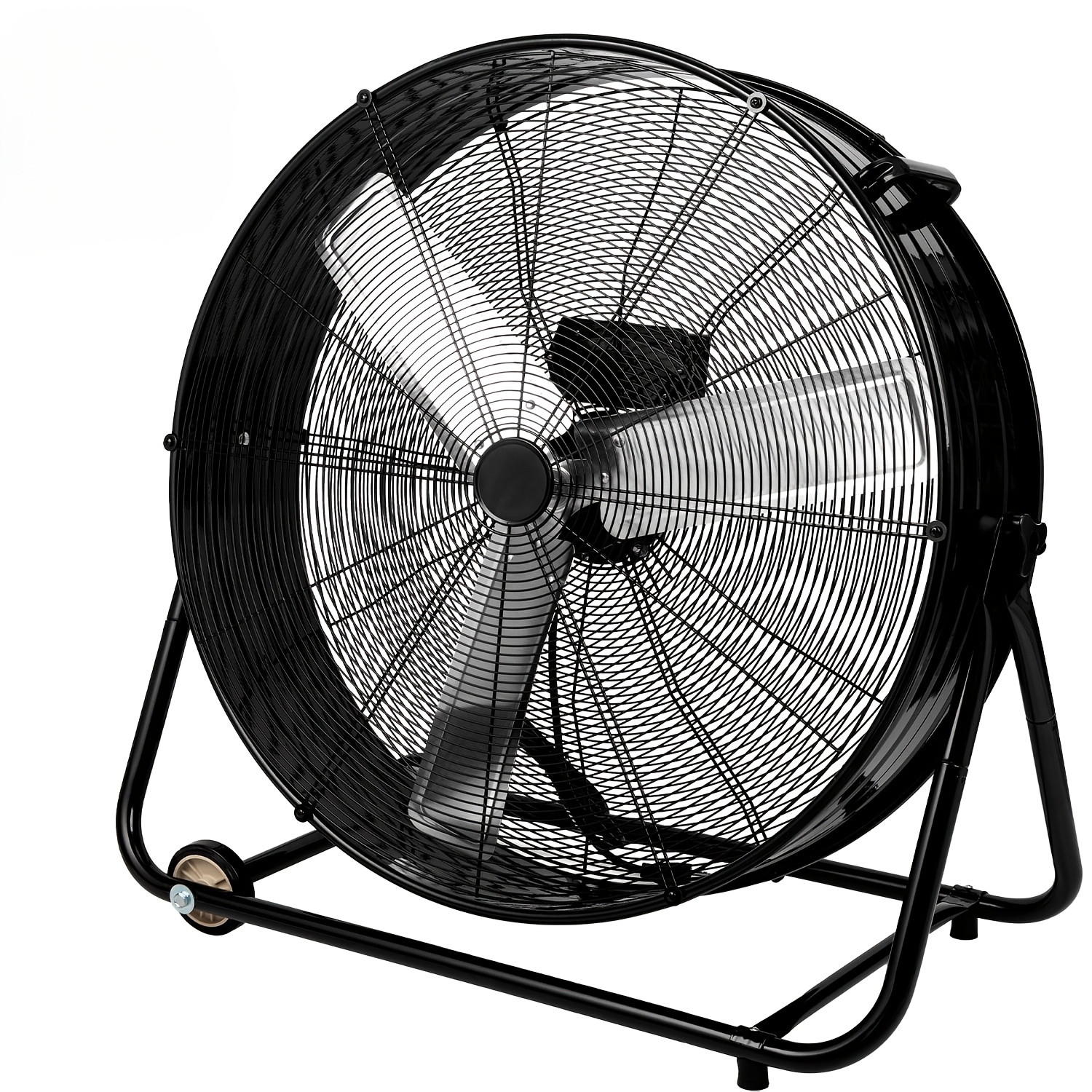 TEMU 24/30/36" With 14000 Cfm, High Velocity Fan With 3 , 360° Adjustable Tilt, Heavy-duty Metal Frame, For Garage, Warehouse, And Greenhouse
