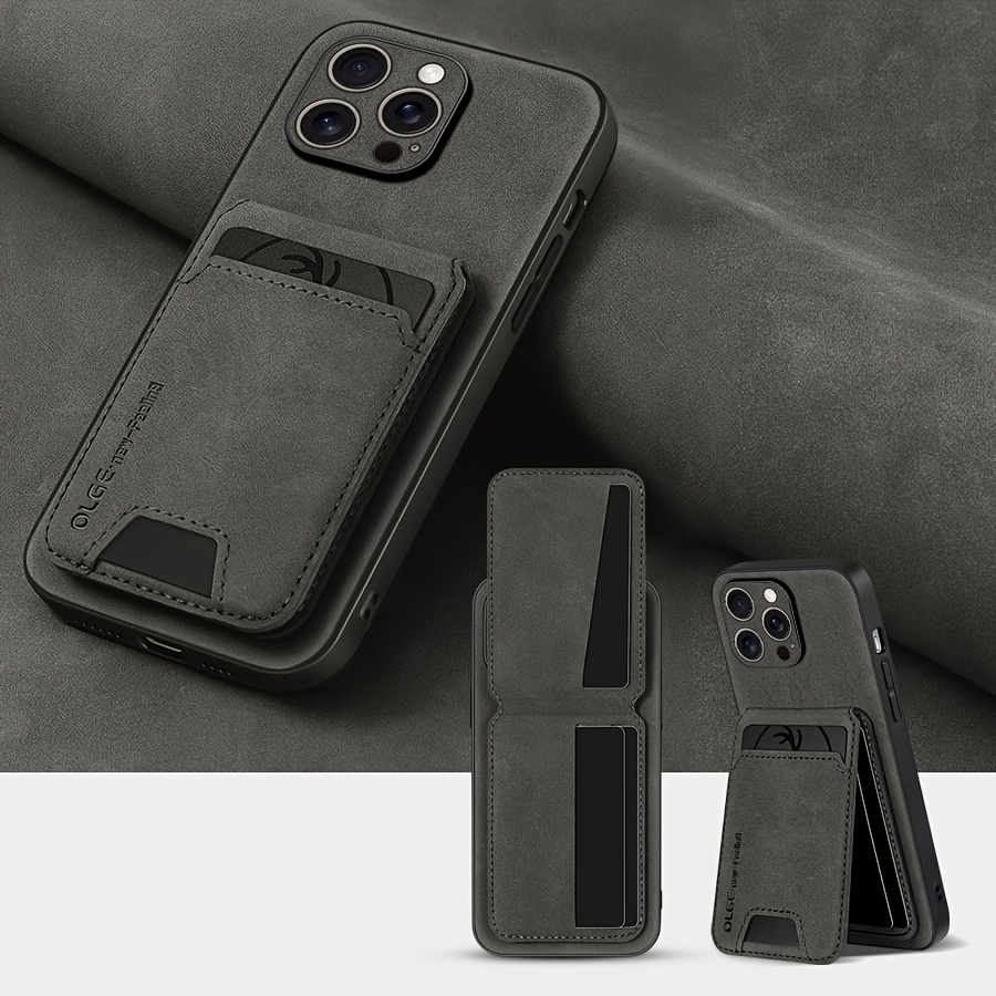 

Premium Leather Wallet Case For Iphone Models 16 , 15 Plus, 14 Pro, 13, 12, 11, Xs Max, And Xr.