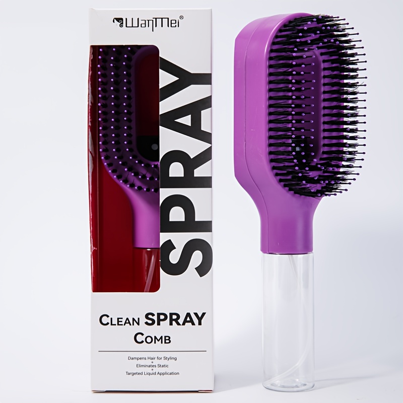 2 in 1 bristle nylon hairbrush innovative hair mist - Temu Germany