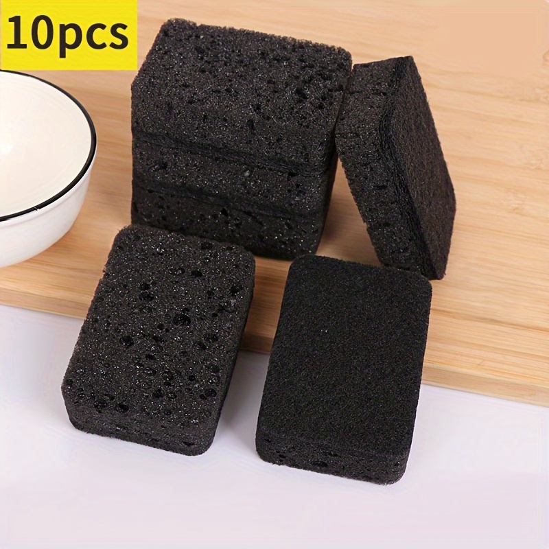 

10pcs Polyurethane Sponges, , Scouring Pads For Kitchen, Bathroom, Living Room, Wall, Toilet Cleaning