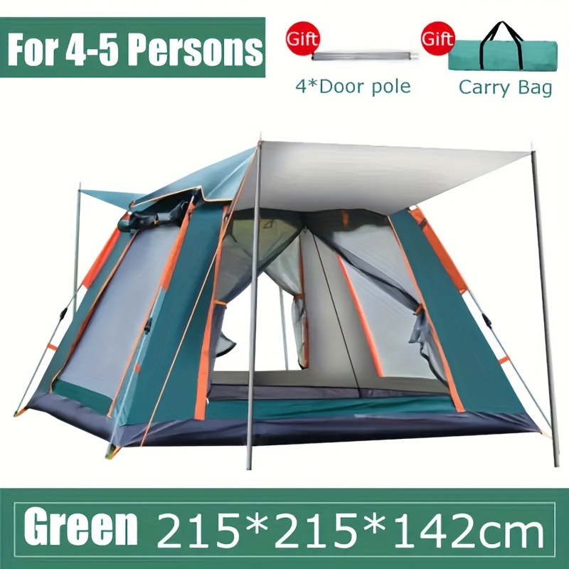 

Automatic Tent 3-4 Thickened Rain Camping Tent Portable Folding Four-sided Tent