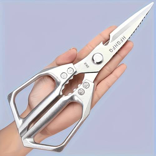a set of stainless steel scissors sharp and durable versatile suitable for office kitchen supplies no assembly