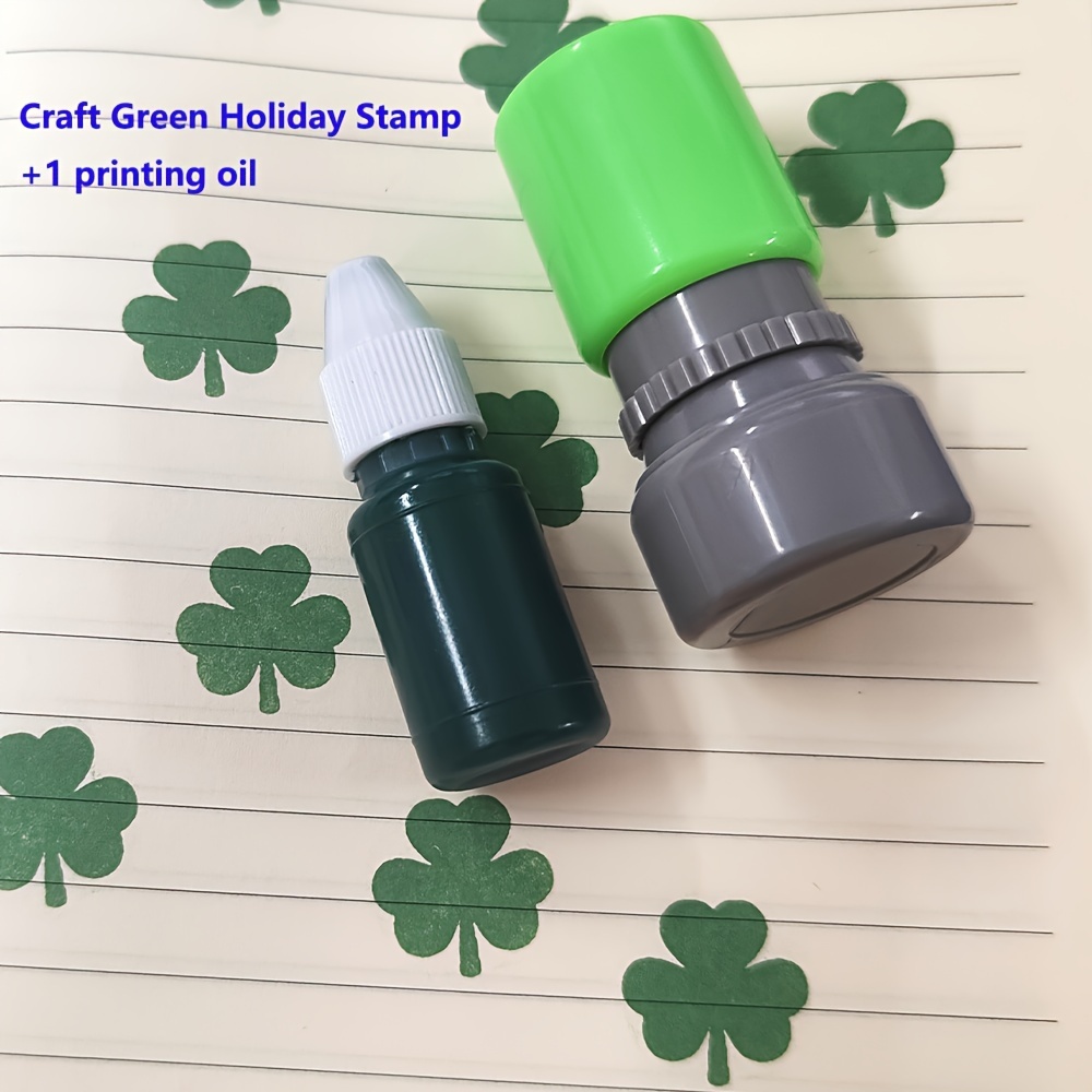 

1 Stamp Rebound Teacher Stamp Allows For Fast, Repeated Stamping, Clover Stamp With , Shell Reused, Craft Stamp