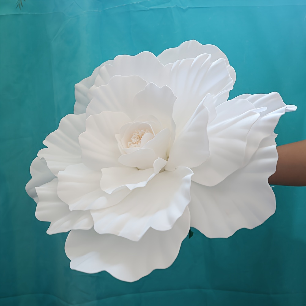 Image of 50cm Large Realistic Artificial Peonies Suitable For Wedding, Engagement, Christmas, Valentine', Graduation - Large Centerpiece For Home Party Decor, Paper (no Container/ Plants)