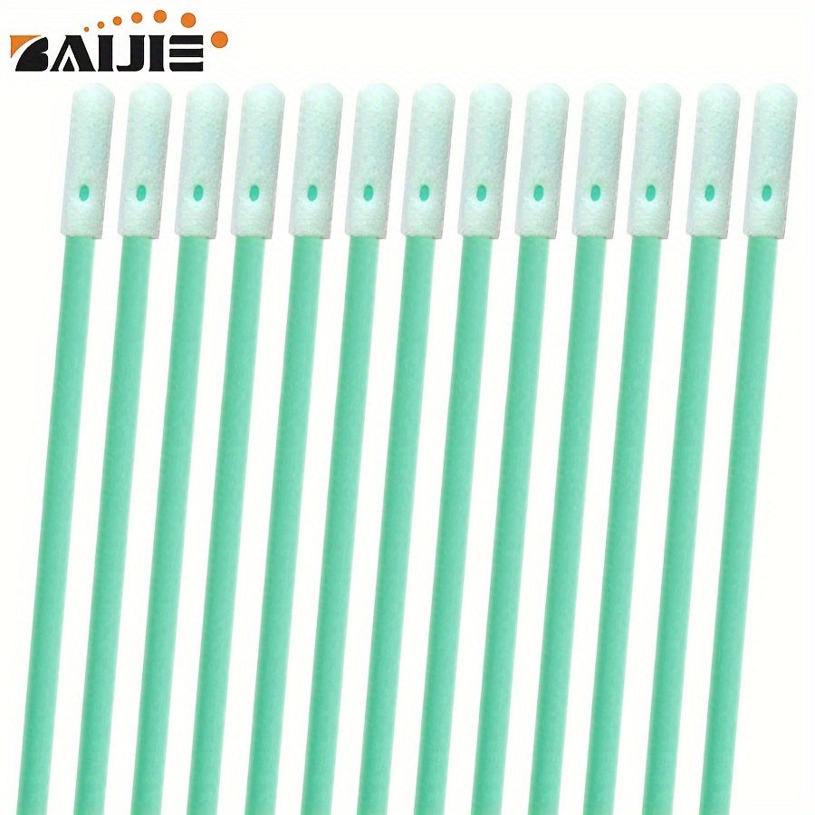 

100pcs High-density Foam Cleaning Swabs, Industrial-grade Dust-free Sponge Sticks For Printer, , Camera, Optical Lens & Equipment Cleaning Tools