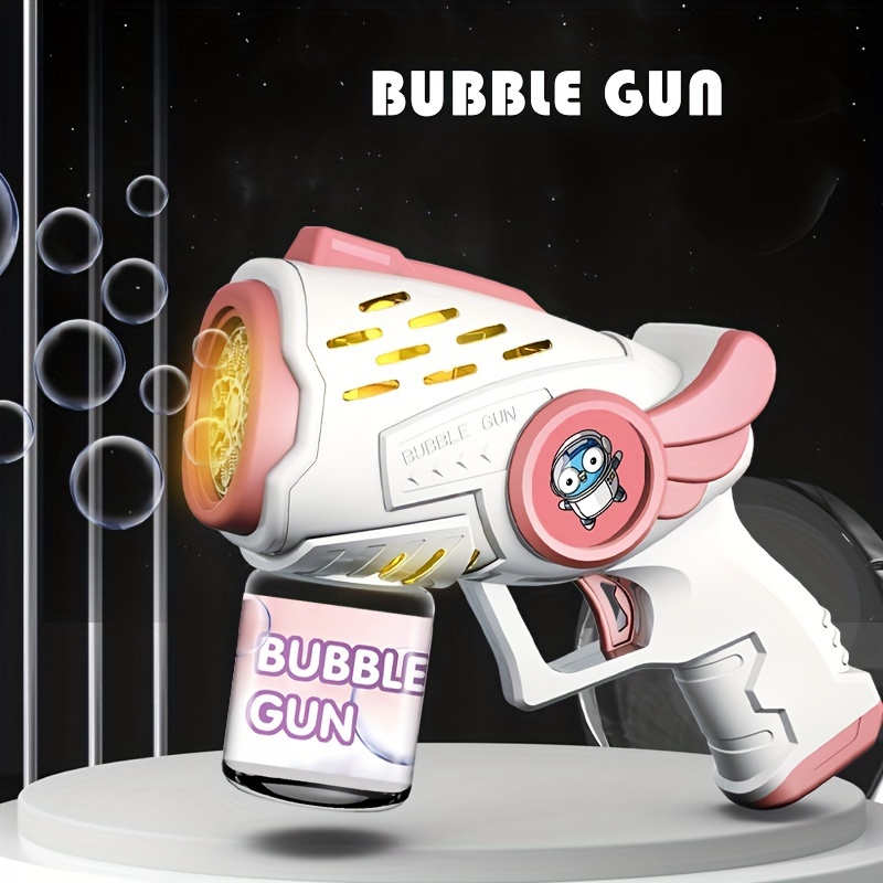 Children's 76 Holes Electric Bubble Machine Handheld Gun New - Temu