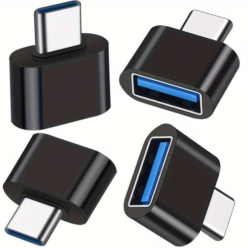 usb c to usb adapter 1 2 3 4 pack type c male to usb 3 0 female high speed data transfer for usb c port smartphones tablets 2020 ipad pro 2020 dell xps and more type