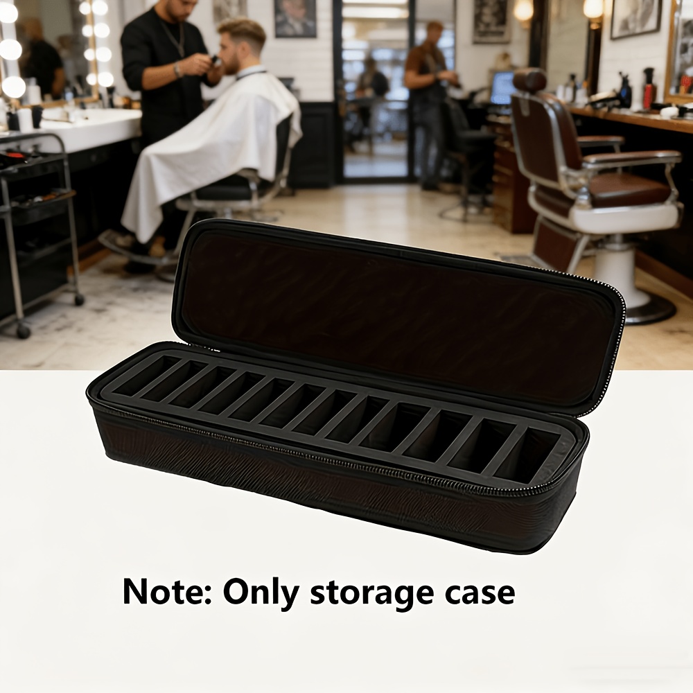 Grooming Clipper Blade Case, 12 Slots Storage Holder Organizer Compatible With Osterl , An Dis , Clippers Different Size,storage Case