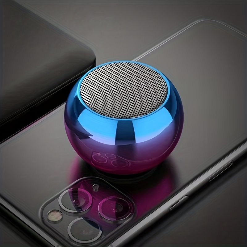 Mini Portable Small Speaker Metal Heavy Small Steel