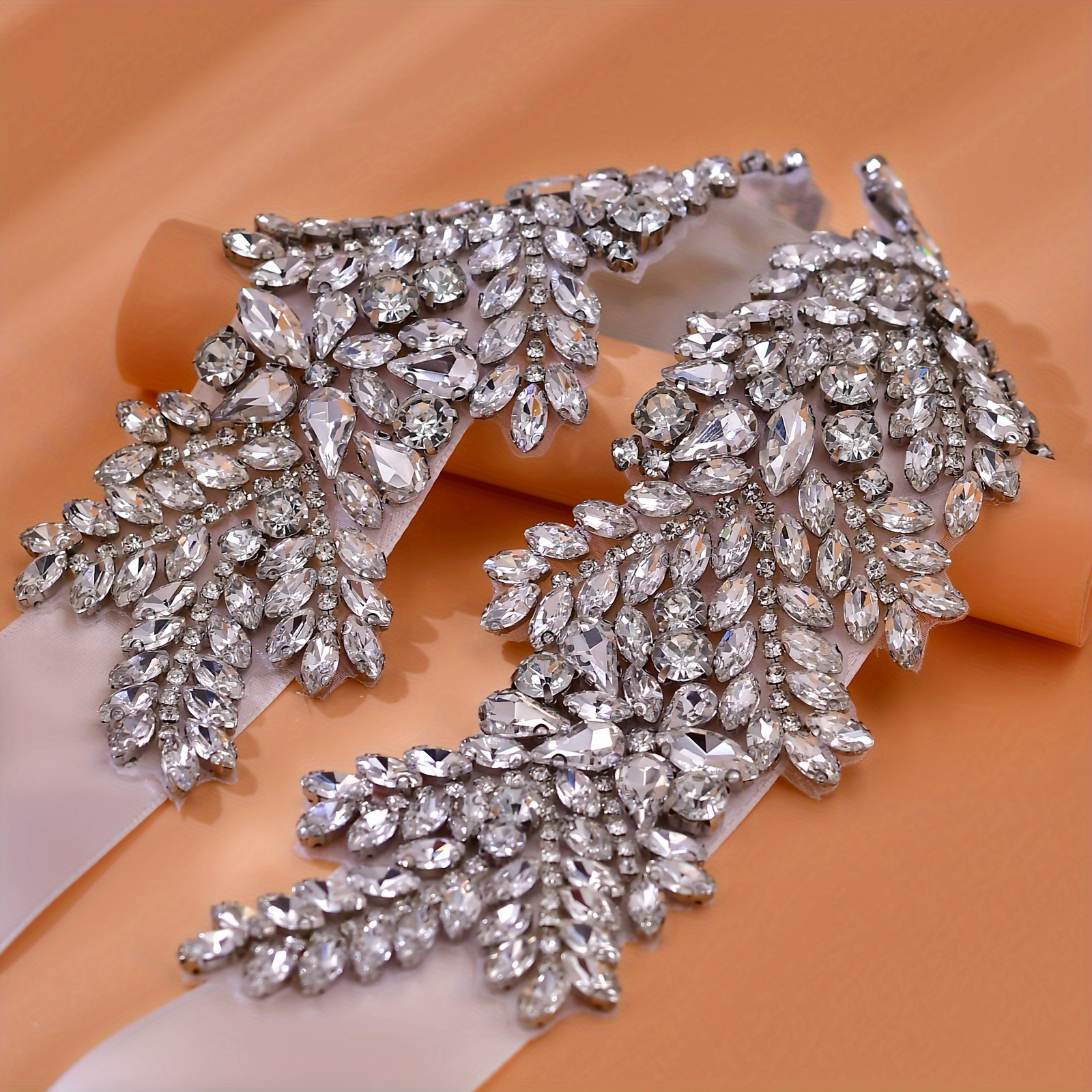 роскошный барочный ручной работы свадебный пояс элегантная широкая талия для свадебных платьев официальных нарядов вечеринок подарков на день рождения детали 4