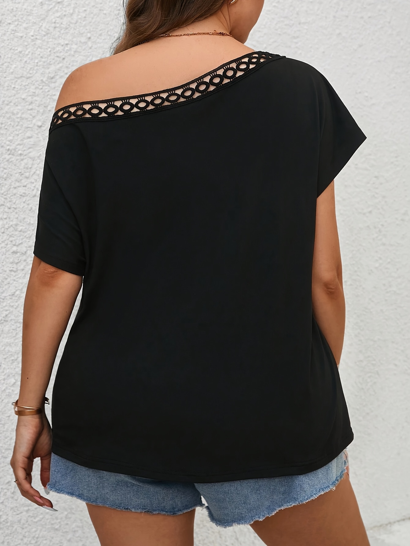 トップス S lace trim off shoulder tops BLACK Black Off Shoulder Lace Top Sz XS S M L | eBay Australia