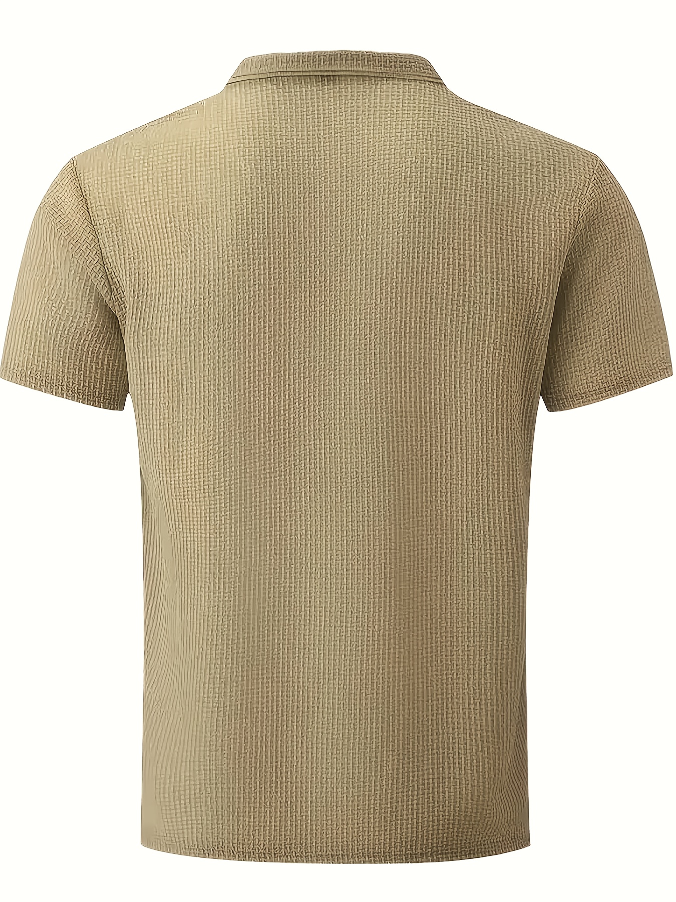 mens quick dry moisture wicking breathable jacquard t shirt loose   fabric for gym   sports casual summer   workout shirt classic round neck medium   details 16