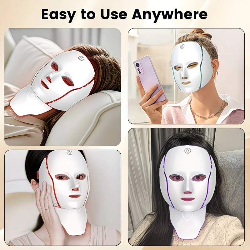 7 Color LED Facial Beauty Device for Face and Neck Care – detail 10