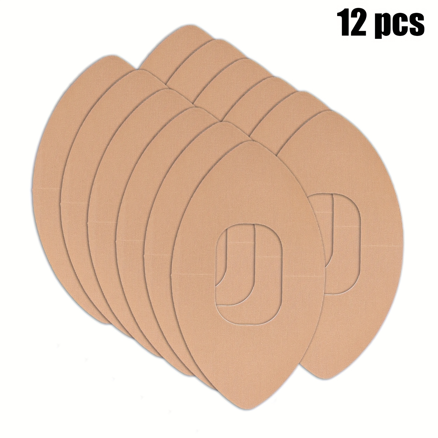 Image of A Set Of 12 Pre-cut Sports Tape Pieces Designed For Knee Support And Stability, In Colors For Knee Protection