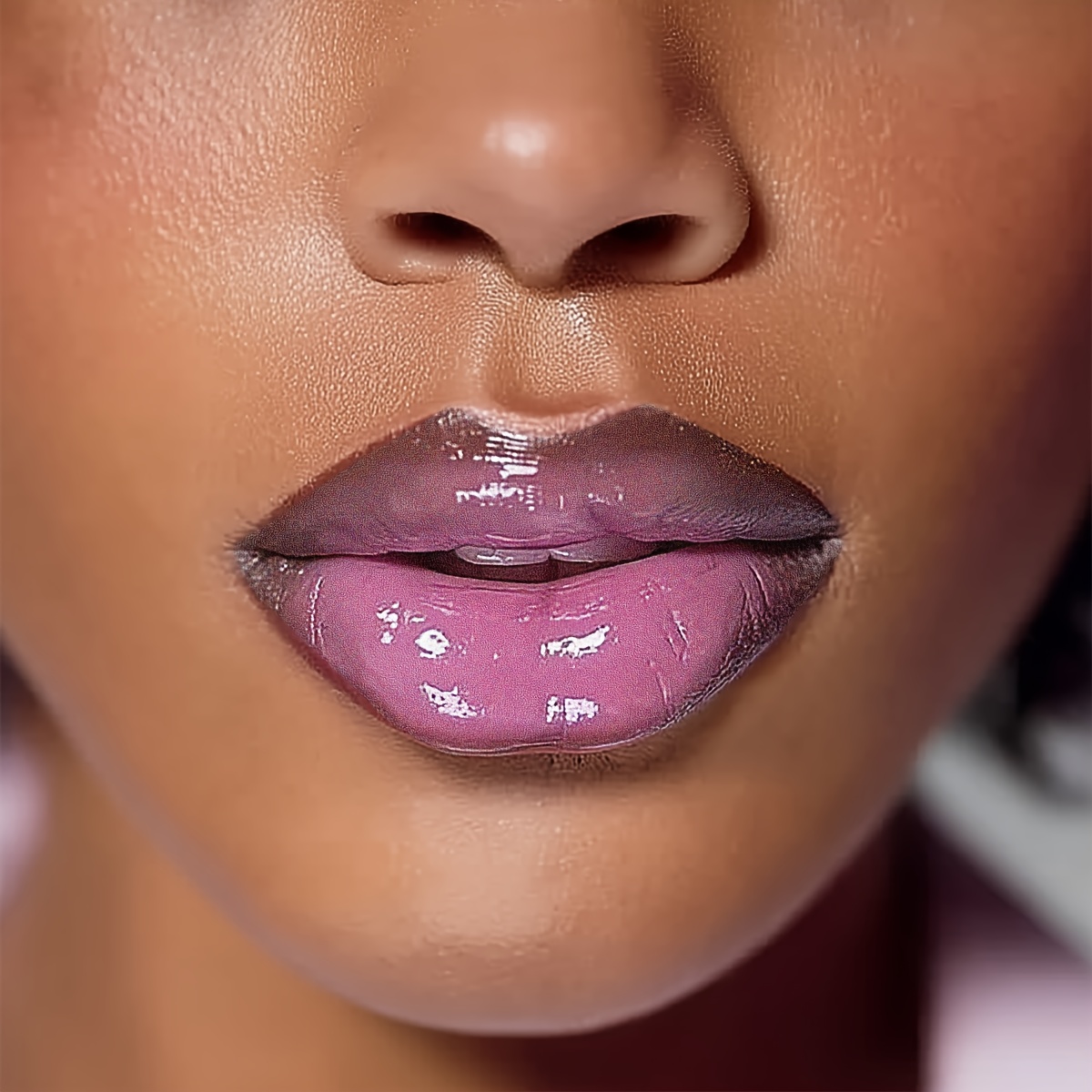 2-in-1 Nude Pink & Purple Lip Liner Gloss Mauve Nude Lip Combo - Long-Lasting Finish, No Power Needed, Easy Application for Natural Look, Beauty Product, Sleek Packaging, Highquality Finish, Lip Plumper, Lip Balm Lip Plumper