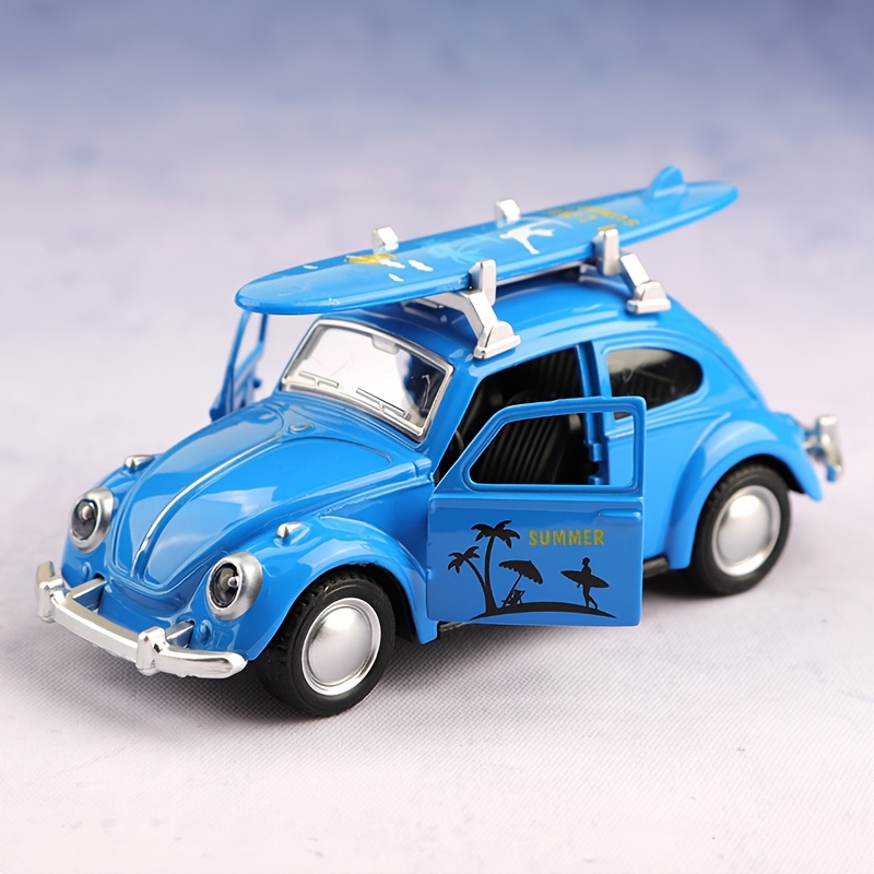 Image of 1:38 Classic Vintage Car Model, Alloy Vehicle, Removable Surfboard, Toy Car, Collectible, Doors That Open, Interior, Holiday Gift, Gift, Party Favor, Halloween Present, Christmas Gift