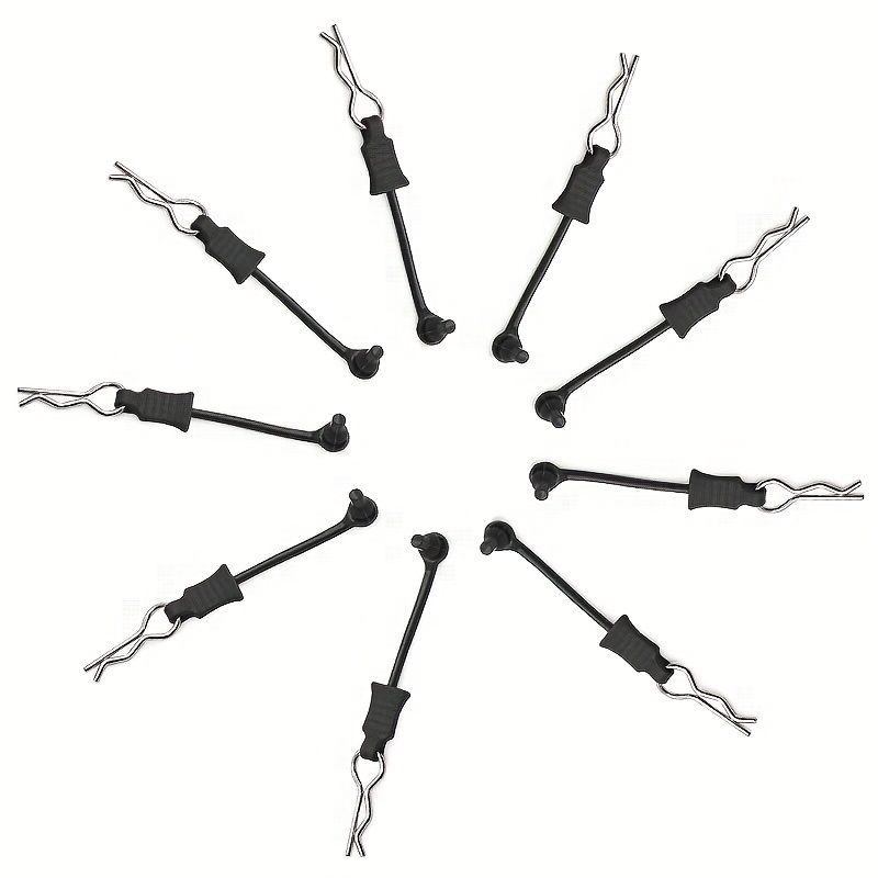Clips En Forma De R De 7 Mm Para Coches RC – Set De 10 Piezas De Metal, Compatibles Con Escalas 1/5 1/6 1/8 1/10, Color Azul, Repuesto Duradero