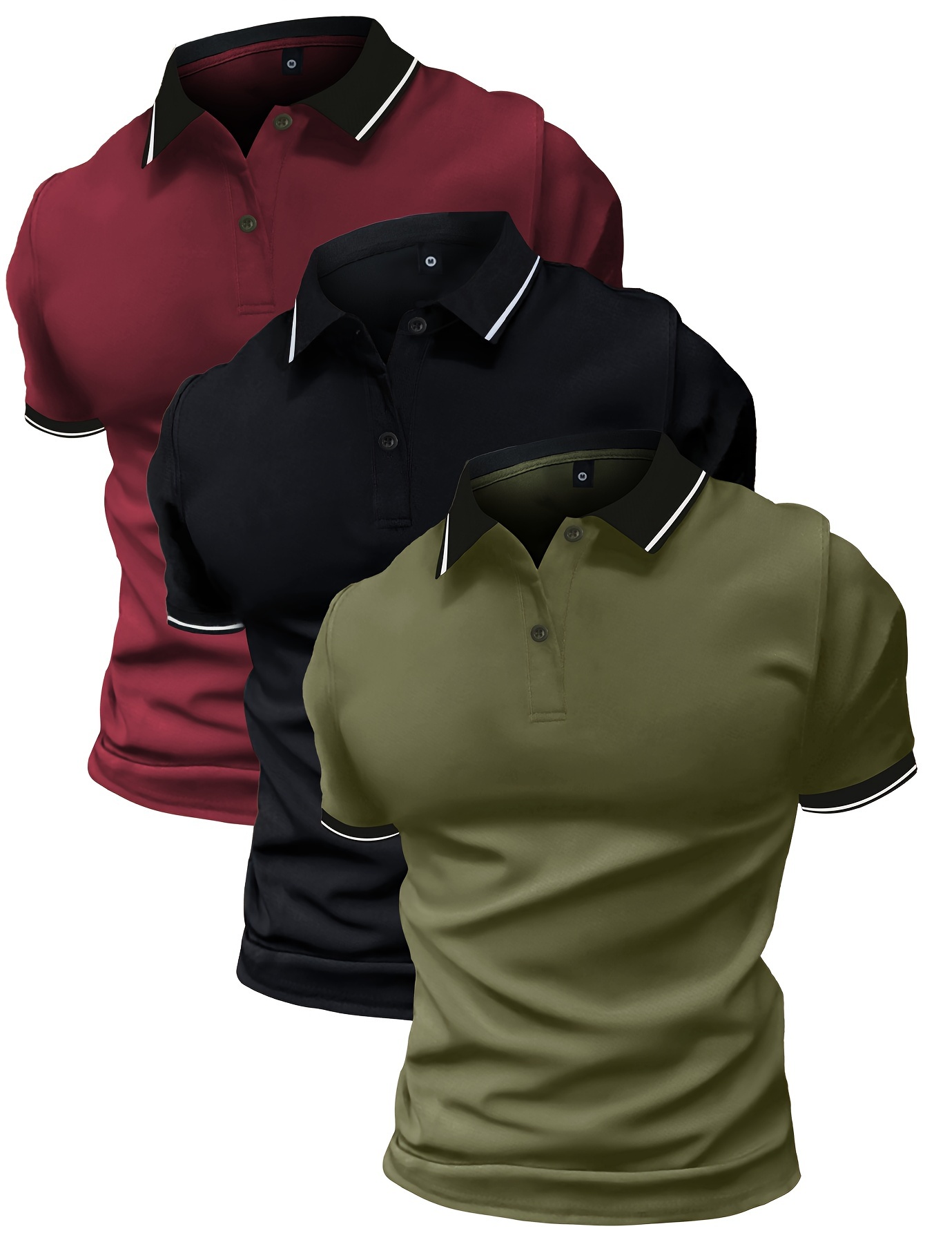 peças camisas masculinas de verão com dobrável cores Temu Brazil