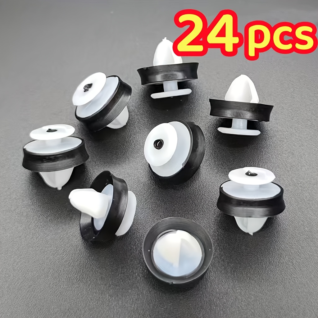 TEMU Set di 24 clip in plastica per di portiere automobilistiche, adatte per veicoli , Peugeot, for Renault, sostituiscono 6991Y8 9341PF 7703077469