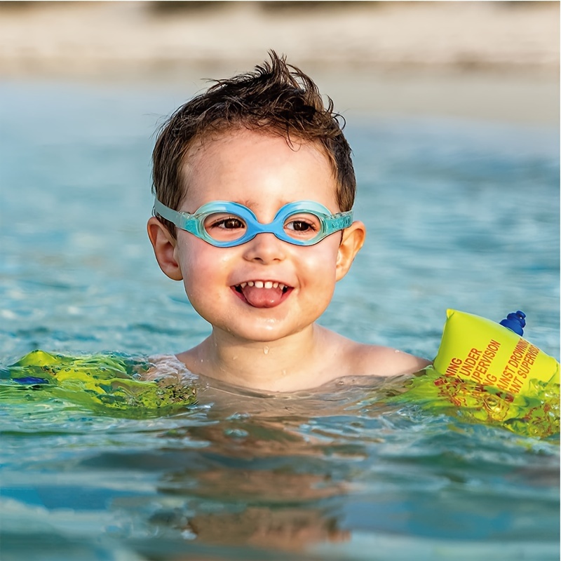 [Anti Fog Swimming Goggles] Anti Fog Clear Vision Swimming Goggles For Kids Youth | Age 3-12 Years Old, No Leaking, Quick Adjustable Strap
