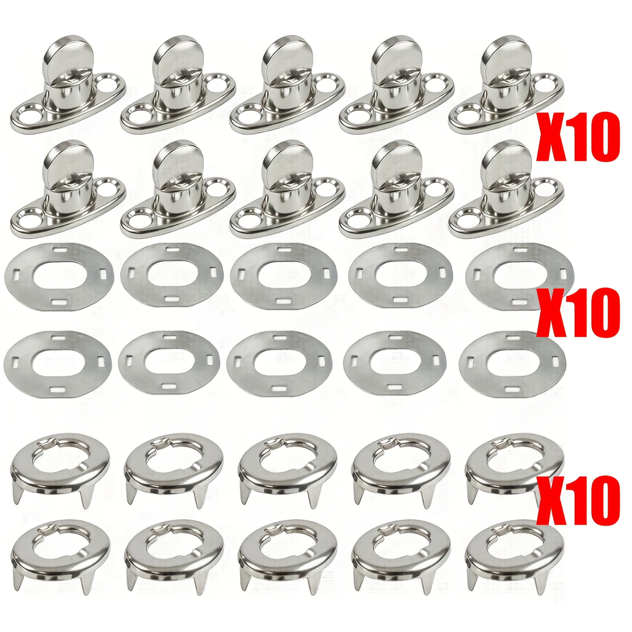 TEMU 30 pezzi Gancio a Twist Lock, per fissaggio su tela, di installazione per , soluzione per tela, materiale durevole, gancio , gancio portatile