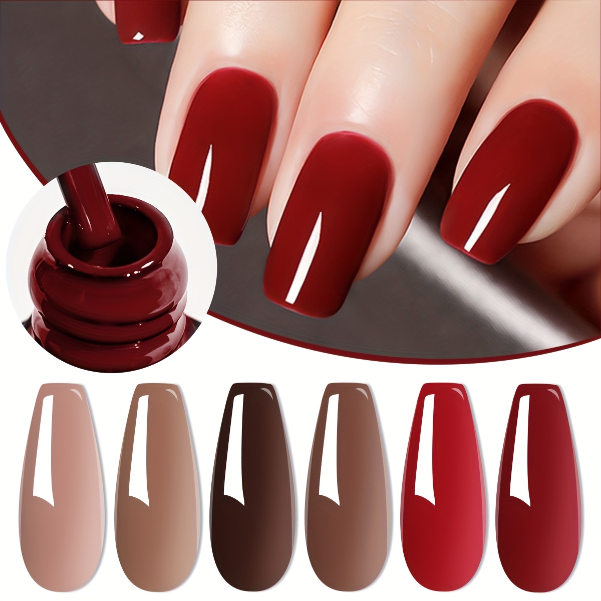 7Ml Single Bottle Gel Nail Polish Led Absorbent Home