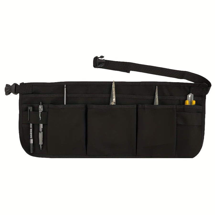 E-shop Praktische Gärtnerschürze, Khaki, 1 Stück Unisex Utility Taillenschürze mit 12 (10 2 Hammerschlaufen), verstellbare Länge, geeignet für Bau,