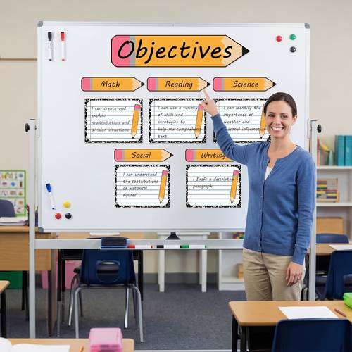 11pcs pcs magnetic with magnetic base compatible for whiteboard markers reusable wall mountable suitable for classroom home teaching organizational charts study goals magnetic board for teachers back to school