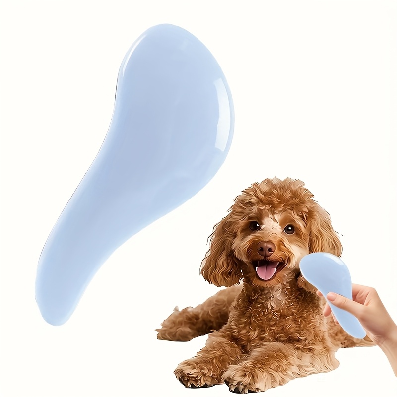 TEMU 1pc Of Pet Grooming Comb, Cat Fur Brush, Small Pet Remover, Floating Hair Brush, Dog Massage Grooming Supplies