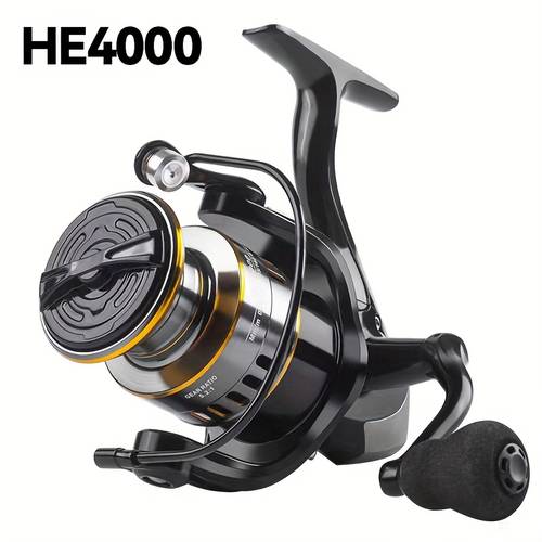 1pc he1000 7000 spinning reel metal cup and rocker arm 5 2 1 gear ratio smooth and suitable for freshwater and saltwater fishing of all skill levels