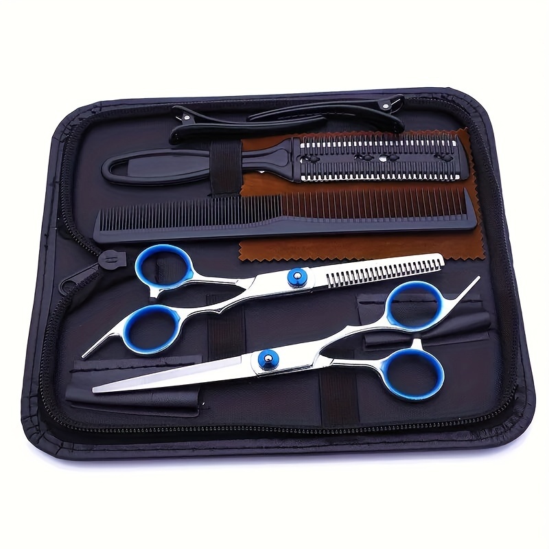 

Professional Haircut Scissors Set - Right-handed, Texturizing & Thinning Shears For All Hair Types, Fragrance-free, Hair Cutting Tools