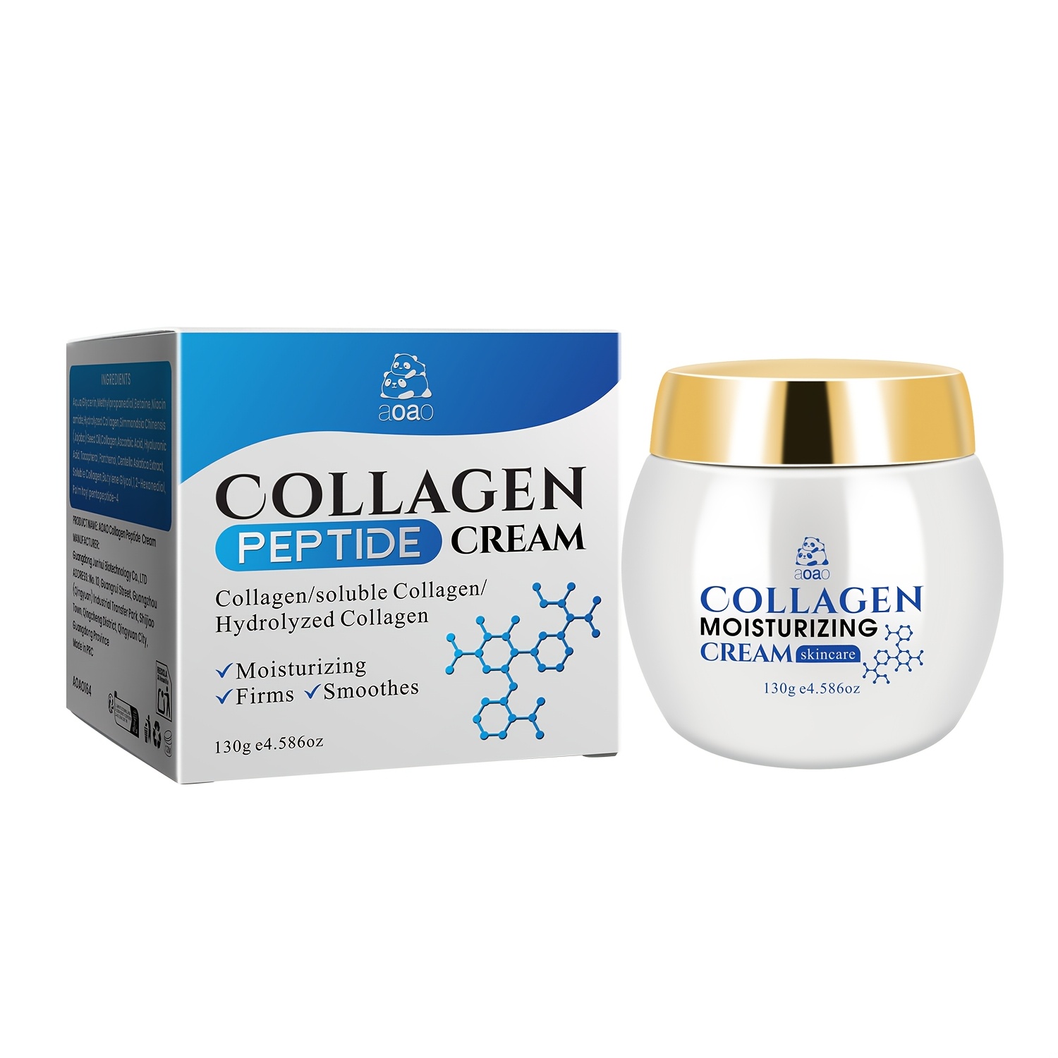 Collagen Deep Moisturizing Cream With Jojoba Seed Oil & Niacinamide, For Face & Neck, 130g