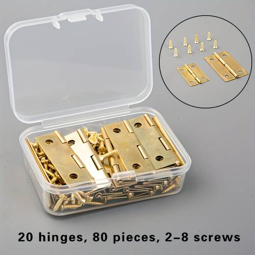 20pcs 1 5 inch folding hinge door and window hinges door hinges folding docking hinges used for door box covers and wooden boxes control device